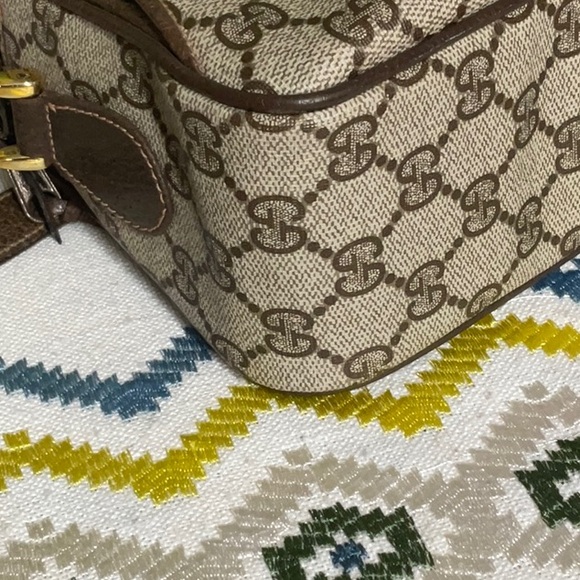Gucci vintage GG Supreme Web Sherry Line Shoulder Bag - Picture 9 of 16